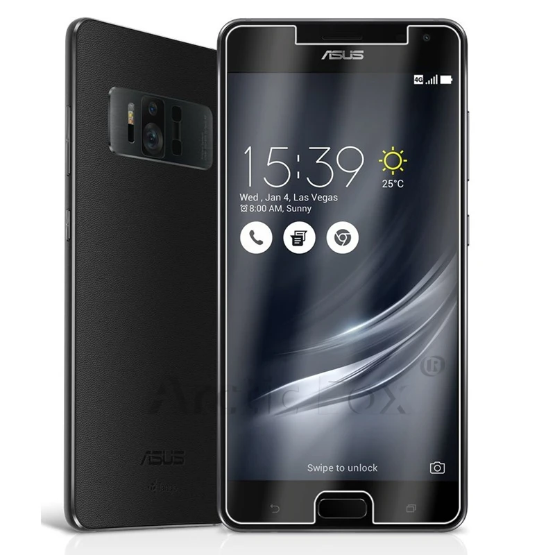 2 шт./лот закаленное Стекло для Asus Zenfone AR ZS571KL 5 7 дюйма Экран протектор Защитная