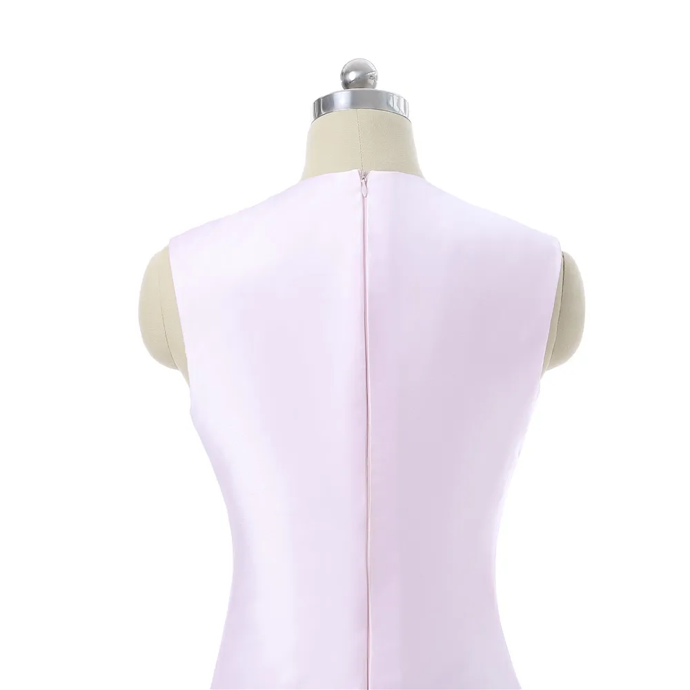 Розовый 2019 элегантные коктейльные платья оболочка совок аппликации кружева бисером с курткой длиной до колена Homecoming платья