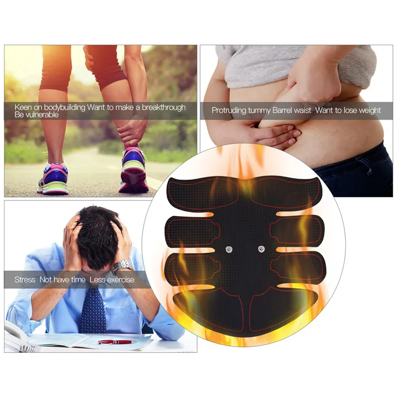 

Smart EMS Muscle Arm Waist Body Exerciser Simulation Abs Fit Muscles Intensive Training ABS Training Gear Lifting Waist Slimming