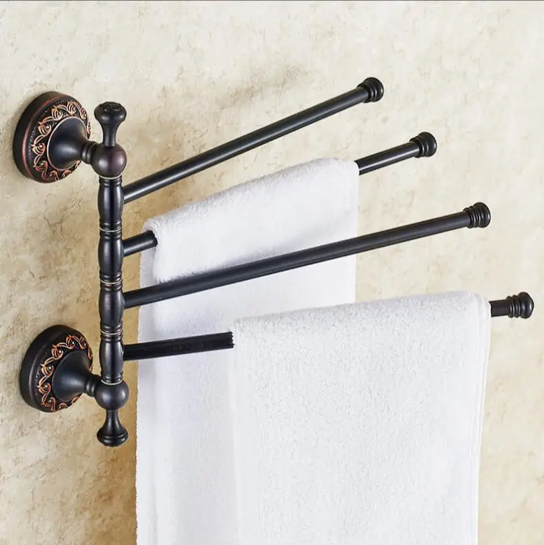 New And Fashion Swivel Towel Bars Copper Wall Mounted Folding New And Fashion Swivel Towel Bars Copper Wall Mounted Folding Movable Bathroom Rail Rack Holder Hanger In Racks From Home