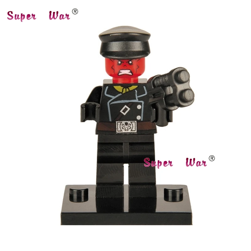 

Single Sale star wars superhero marvel avengers Red Skull building blocks action sets model bricks toys for children