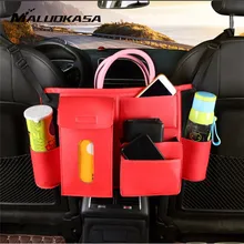 

Car Organizer Seat Back Storage Bag Luggage Holder Pocket PU Leather Universal Stowing Tidying Protector Safety Auto Accessories