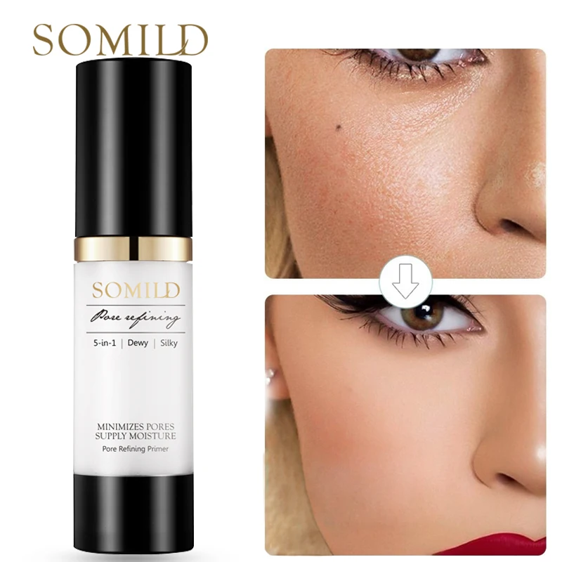 SOMILD 30ML Face Primer Makeup Base Oil Control Pore Minimizing Matte