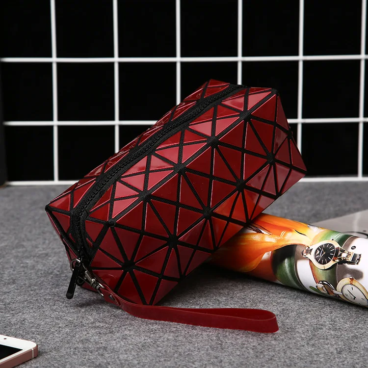 Модная сумка Bao с геометрическим узором, Женская мини-сумка для макияжа Bao, складная модная дамская сумка, сумки, TKS503