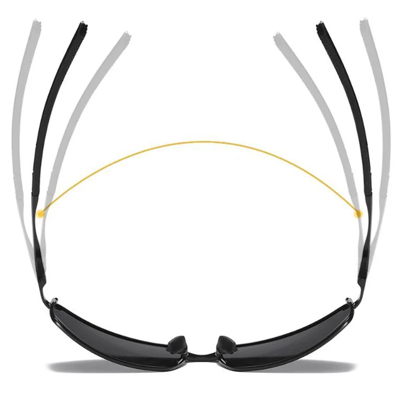 Высокое качество солнцезащитные очки авиаторы Для мужчин брендовые дизайнерские Бронза Металлические солнцезащитные очки для вождения с антибликовым покрытием UV400