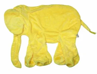Гигантский слон кожи Плюшевые игрушки нет PP, из материала на основе хлопка и плюша животных мягкие плюшевые слон детская спальная Подушка Детские игрушки 33/40/60 см - Цвет: Yellow 33cm