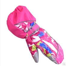 Новое поступление детские лыжные перчатки водонепроницаемые лыжные перчатки зимние варежки велосипедные лыжные перчатки для сноубординга на открытом воздухе