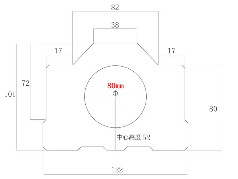 52 57 65 80 мм алюминиевый CNC шпиндель зажим CNC крепление для электродвигателя, привода, шпинделя кронштейн с ЧПУ гравировальный станок Инструменты Аксессуары