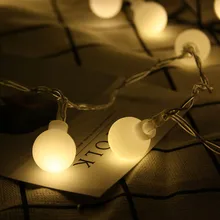 20 шт. Сказочный светильник-гирлянда, всегда светящийся шар в форме занавеса, вечерние, свадебные, уличные украшения, Сказочный светильник-гирлянда на Рождество