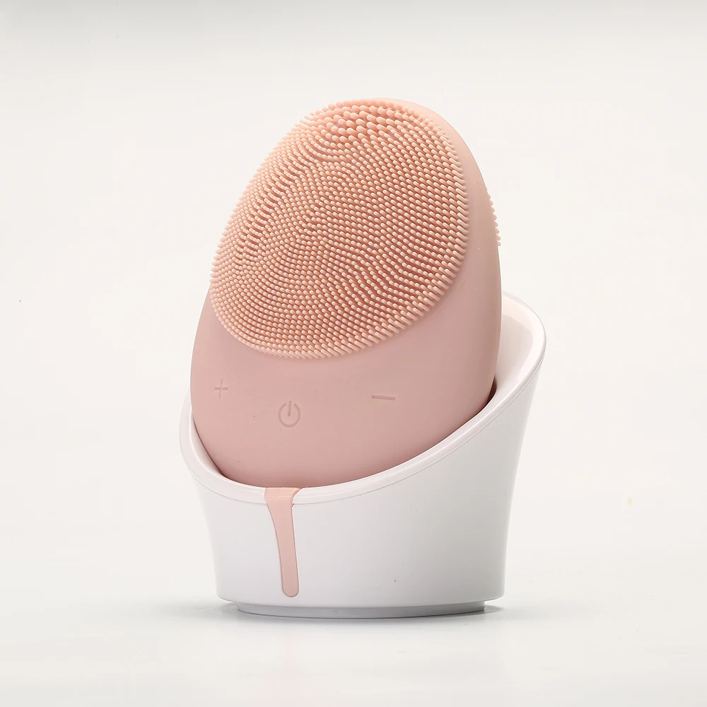 

MIQMI Waterproof Blackhead Remover Face Wash Exfoliating Cleaning Silicone Sonic Facial Cleansing Brush