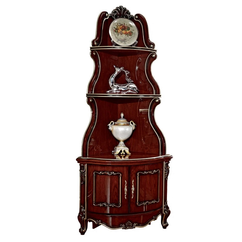 European Style Living Room Corner Cabinet
