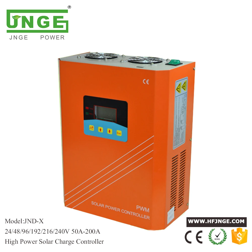 Контроллер заряда солнечной батареи JNGE Power 50A для системы энергии с ЖК