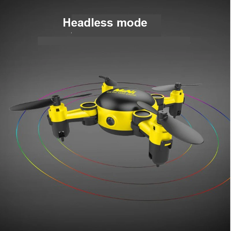 

Foldable Mini Drone Micro Pocket Drone With 0.3MP Camera 2.4GHz 4CH 6-Axis One Key Return RC Helicopters With Wifi Transmission