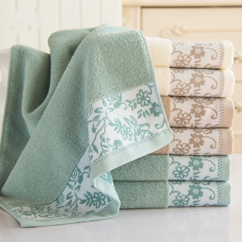 LCTMMYGS 105g wisteria cotton 35* 75cm soft 100 cotton wool towels for