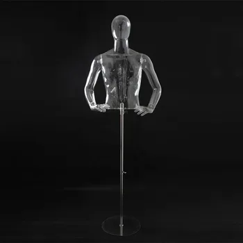 

Best Quality Male Transparent Male Model Clear Male Mannequin Diffrenent Posture Factory Direct Sell