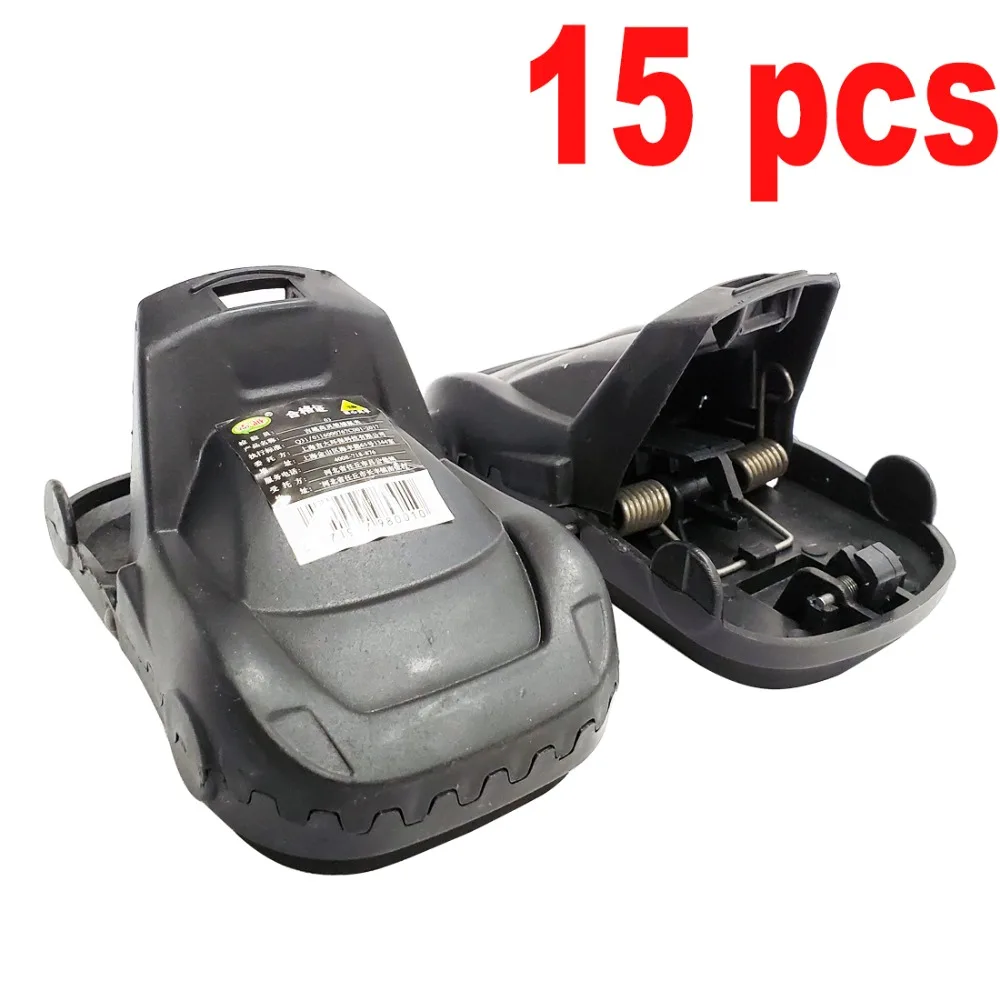 

15pcs Sensitive Mouse Control Mouse Killer Snap Spring Mouse Traps Mousetrap Bait Rodent Catcher Pest Control