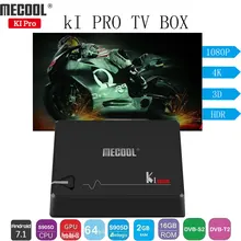 Mecool KI PRO 2GB/16GB DVB-T2 DVB-S2 DVB-C Android 7.1 TV Box Amlogic S905D Dual WIFI HD Satellite Receiver Supported CCCAM IPTV