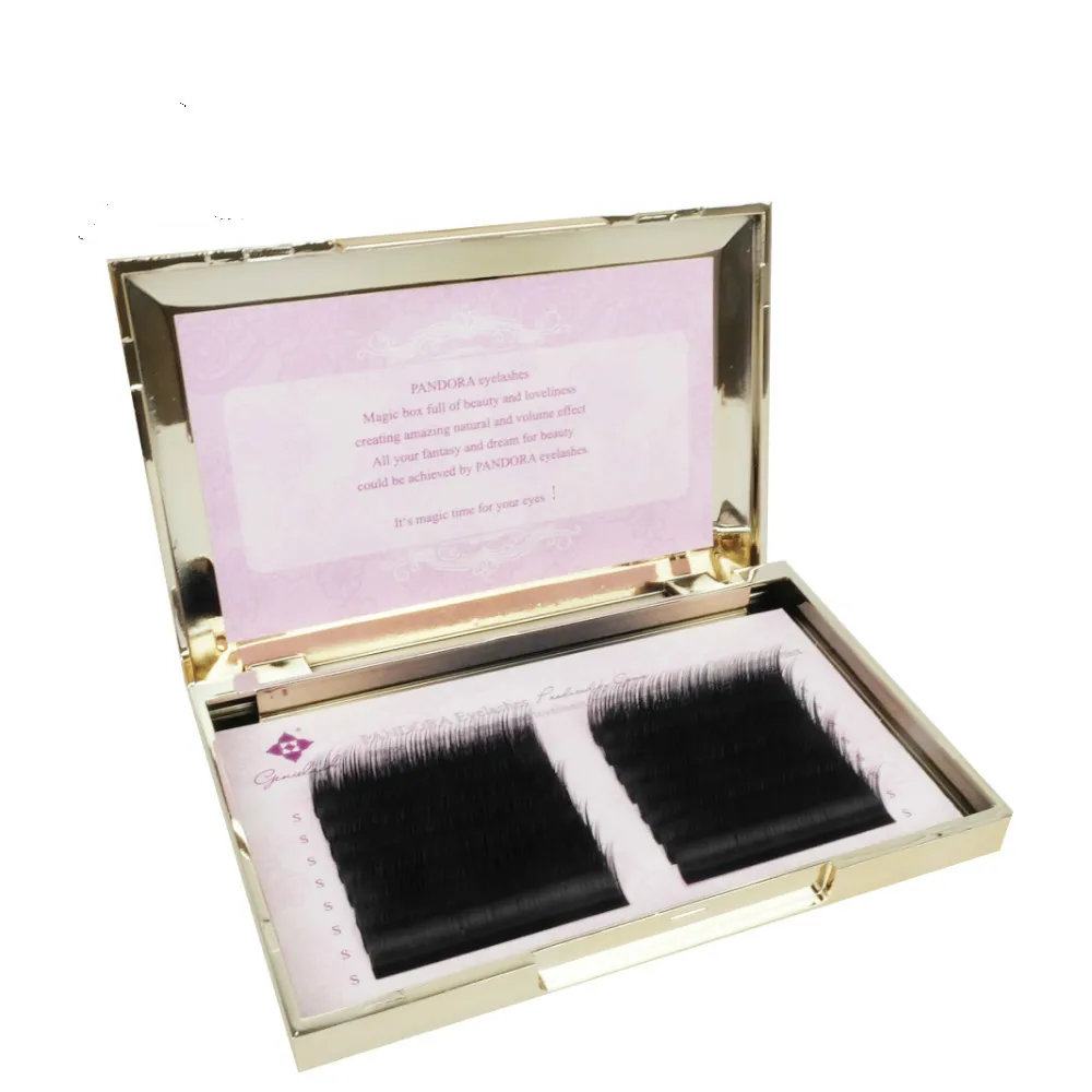 

10 pcs/lot Pandora Lash Mixed Lengths in One Strip 16 lines 0.07/0.10 3D-6D Volume False Eyelash Extension