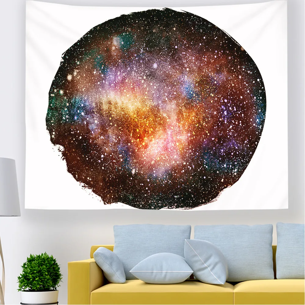 Гобелен звездное небо настенный tapiz Pared Tela Psychedelic Wandkleed Mandalas Para La Pared Wandteppich Dorm Decor Tenture - Цвет: tapestry 10