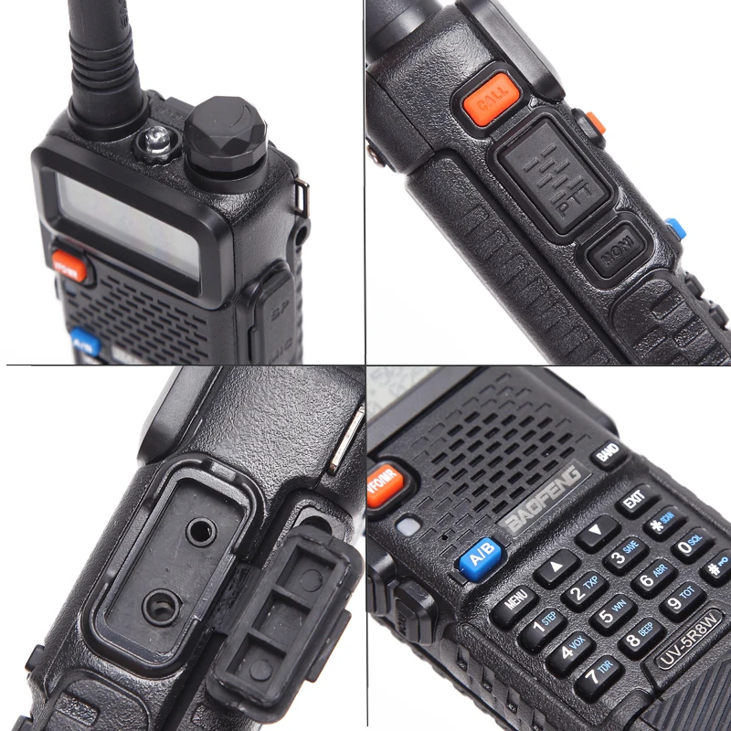 Baofeng UV-5R, 8 Вт, мощная портативная рация, Comunicador, 3800 мА/ч, 10 км, радиосвязь cb, набор, 8 Вт, UV5R, для леса, города