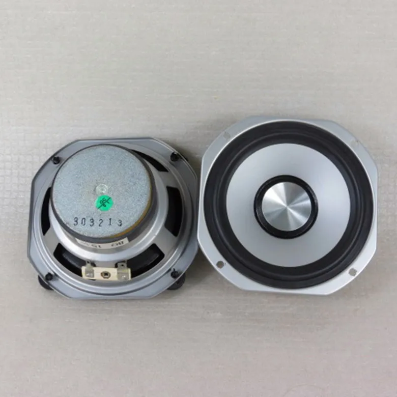 

4-inch 8-angle mid-woofer speaker / PP basin, rubber edge. 8Ohm 15W For DIY