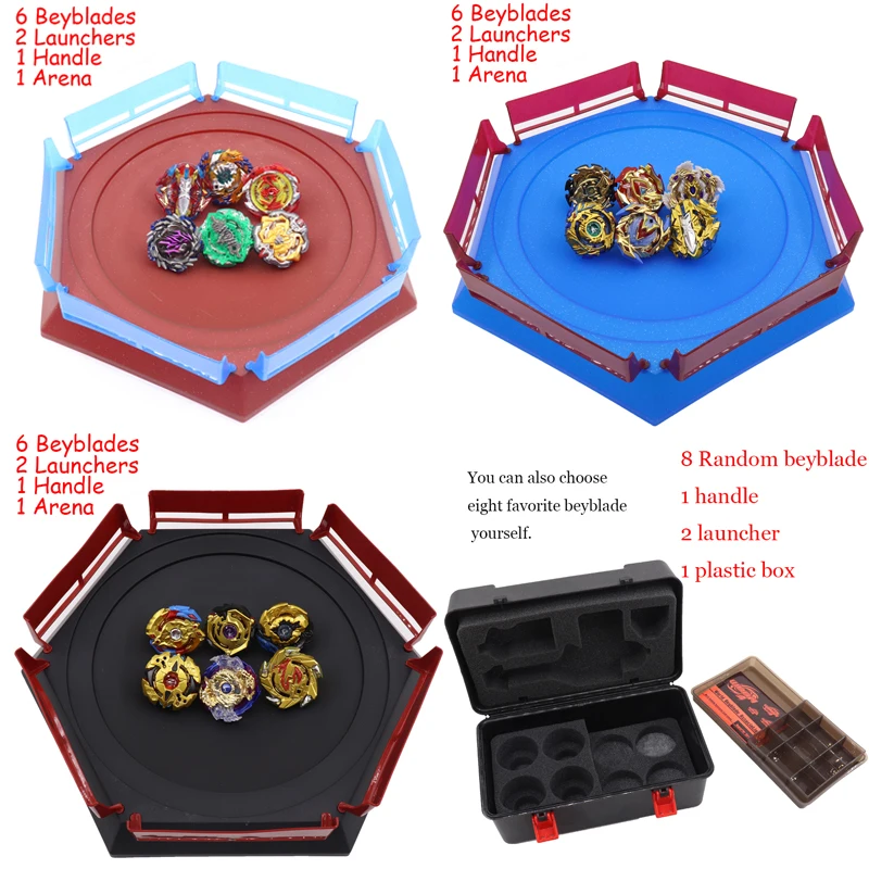 

Toupie Beyblade Burst Stadium Arena Bayblade Metal Fusion 4D Spinning Top Bey Blade Blades Toys Sale With Launcher Gifts