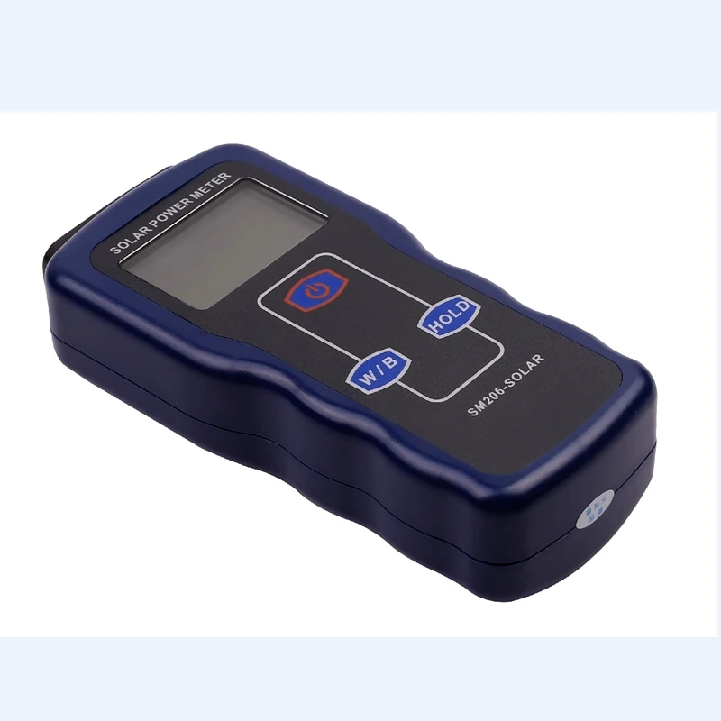 Portable Digital Solar Power Meter Precision Light Meter Data Hold Peak Hold For Solar Radiation Research Glass Light Intensity 4