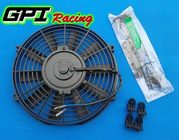 

10" inch Universal Electric Radiator RACING COOLING Fan + mounting kit