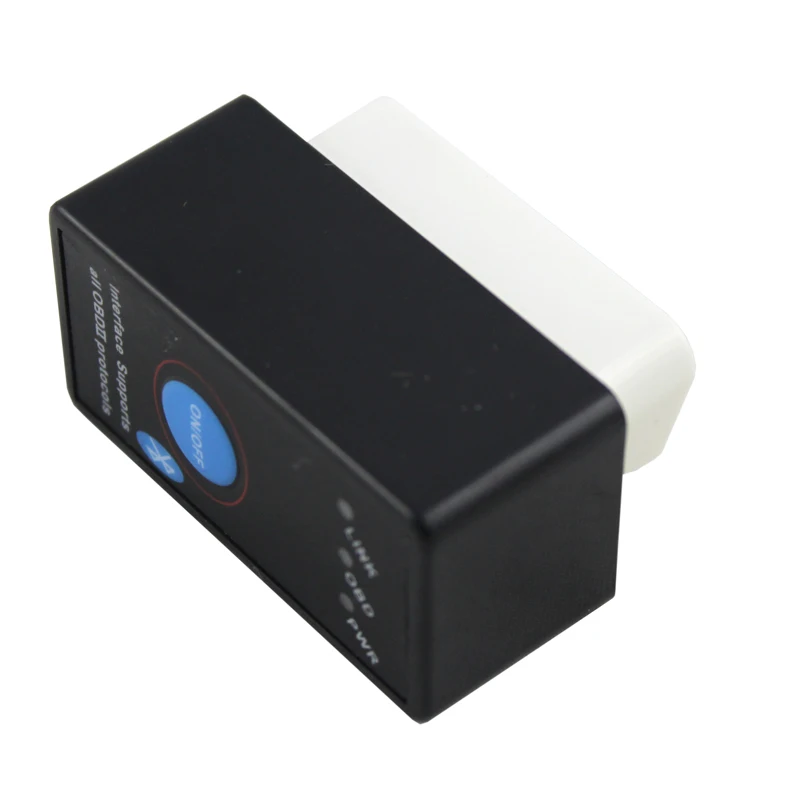 Super Mini ELM327 Bluetooth ELM 327 OBD2 OBD ii CAN-BUS Diagnostic Car Scanner Tool + Switch Works on Android Symbian Windows