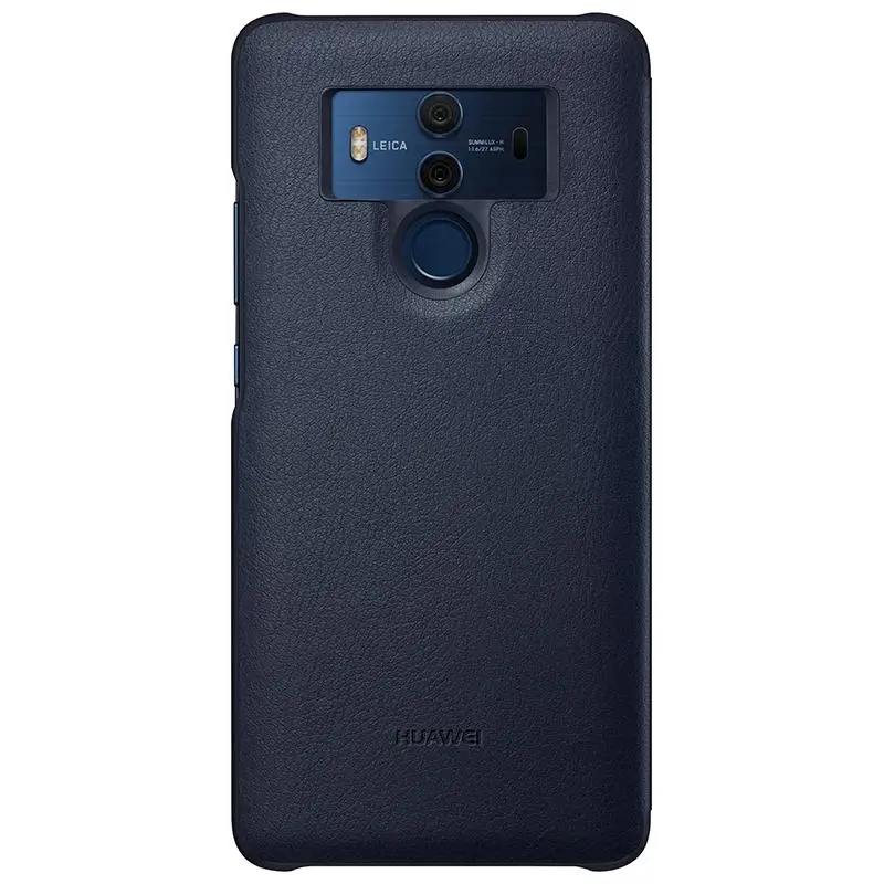 HUAWEI MATE 10 100% inteligente Original funda HUAWEI MATE 10 Pro espejo ventana Flip Funda de cuero funda