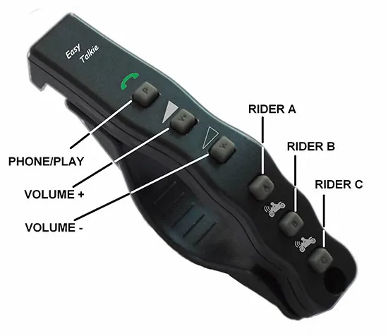 R4 Easy Talkie пульт дистанционного управления 1 шт. мульти Bluetooth мотоциклетный шлем домофон BT Переговорная гарнитура Беспроводная связь