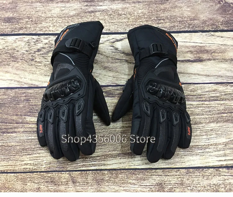 Мотоциклетный гоночный перчатки с подогревом guantes moto cicleta gant moto rbike luva moto ciclista водонепроницаемый Сенсорный экран Зима