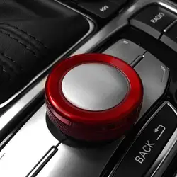 Стайлинга автомобилей AC Управление Кнопки украшения чехол КПП объем ручки с кольцами для Audi A6 C7 2012-2018 интерьер авто наклейки