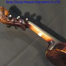 Strad стиль песня брена маэстро резьба прокрутки 5 струны для скрипки 4/4#8112