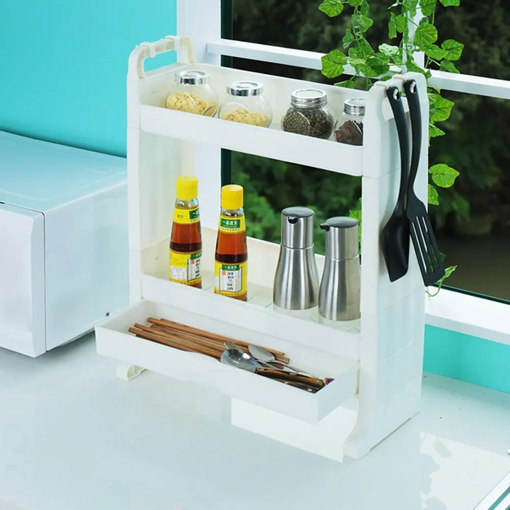  2 Layers Cosmetic Organizer Makeup Display Rack Desktop Storage Rack Makeup Display Holder Bedroom  - 32955567982