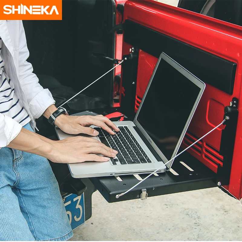 Металлическая Гибкая подставка SHINEKA для задней двери багажника груза багажа Jeep