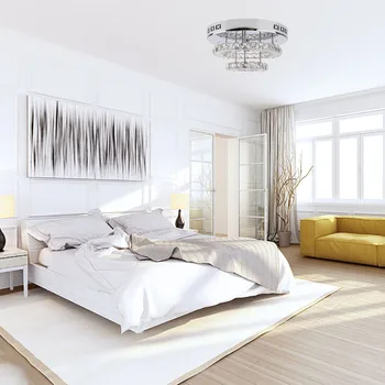 

Modern Crystal LED Ceiling Lights Fixture For Indoor Lamp lamparas de techo Surface Mounting Ceiling Lamp For Bedroom
