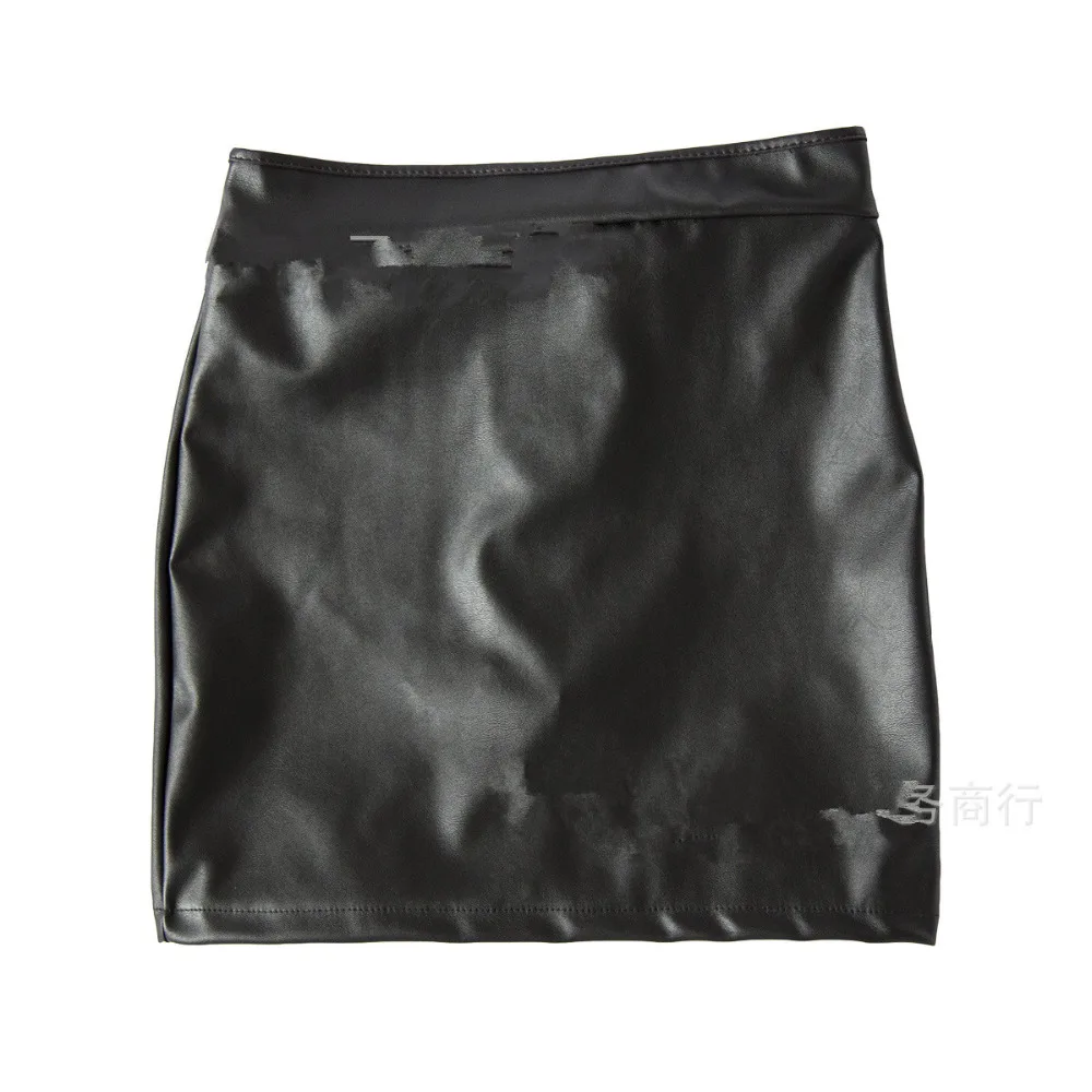 Новинка года мини юбка сексуальное порно белье черные кожаные трусики латекс платье Фетиш ПВХ эротические сексуальные стринги для женщин