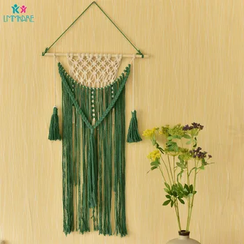 

Children's room Decoration Cotton Hand-woven Tapestry Wall Hangings Living Room Bedroom Decoration Tapestry Baby Bedding Sets