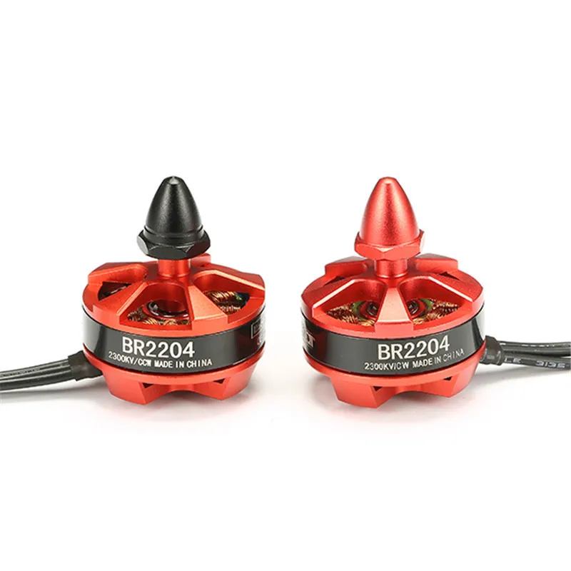 Высокое качество 4 шт. Racerstar гоночный Edition 2204 BR2204 2300KV 2-3 S бесщеточный двигатель с вращением по часовой стрелке и против часовой стрелки для