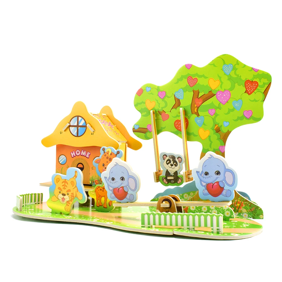 遊園地段ボール3d子供知育玩具動物園キッズdiy妖精物語モデルキットのおもちゃ子供ギフト Puzzles Aliexpress 遊園地段ボール3d子供知育玩具動物園キッズdiy妖精物語モデルキットのおもちゃ子供ギフト Puzzles Aliexpress