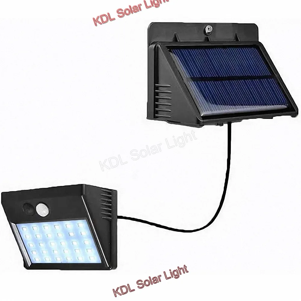 

30 LEDs Solar Powered Lights Outdoor Wireless Motion Sensor Lighting Security Waterproof Wall Spotlights Street Pathway Lighting