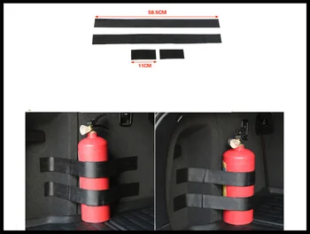 

Car accessories parts fire extinguisher belt line fixing bracket velcro for BMW i8 Z4 X5 X4 X2 X3 M5 M2 X6 M6 640i 640d