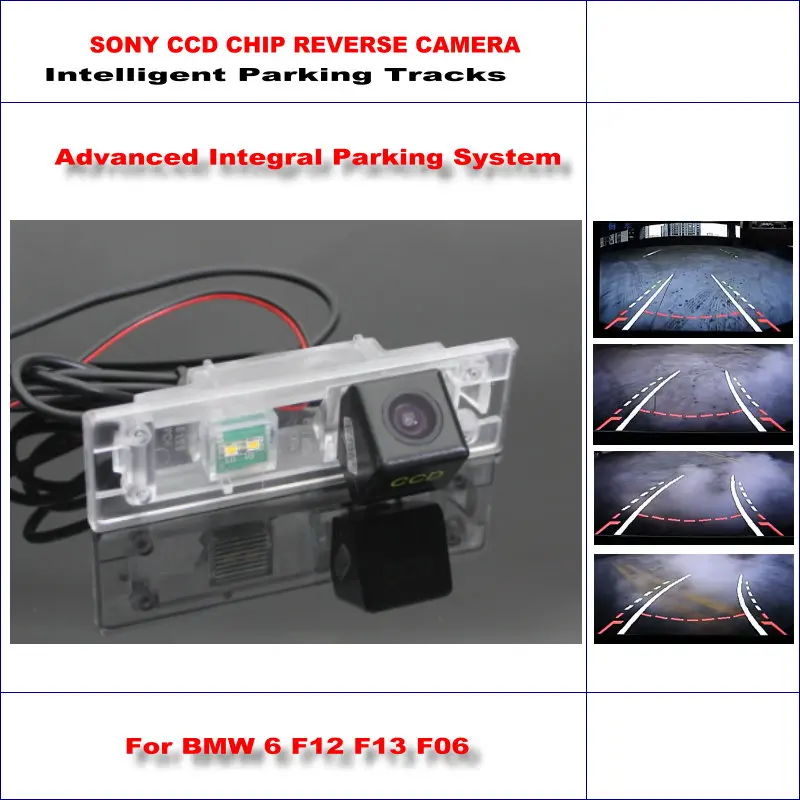 

HD CCD SONY Rear Camera For BMW 6 F12 F13 F06 Intelligent Parking Tracks Reverse Backup / NTSC RCA AUX 580 TV Lines