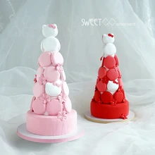 Мини Macarons башня милый творческий подарок на день рождения