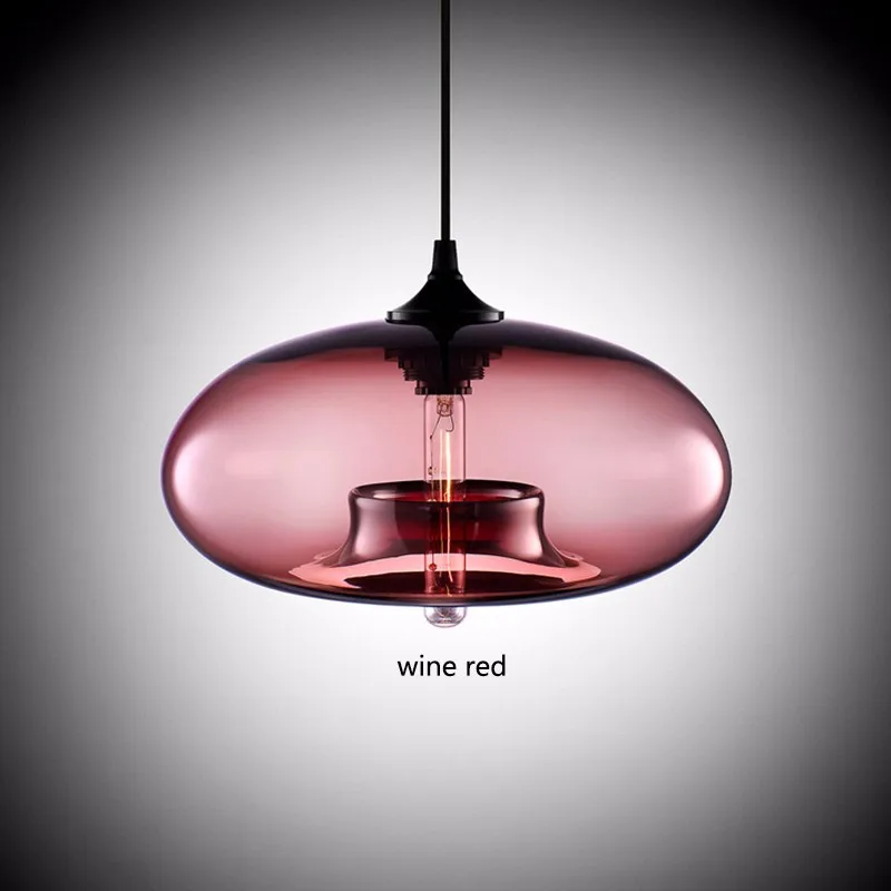 hanging glass pendant lights