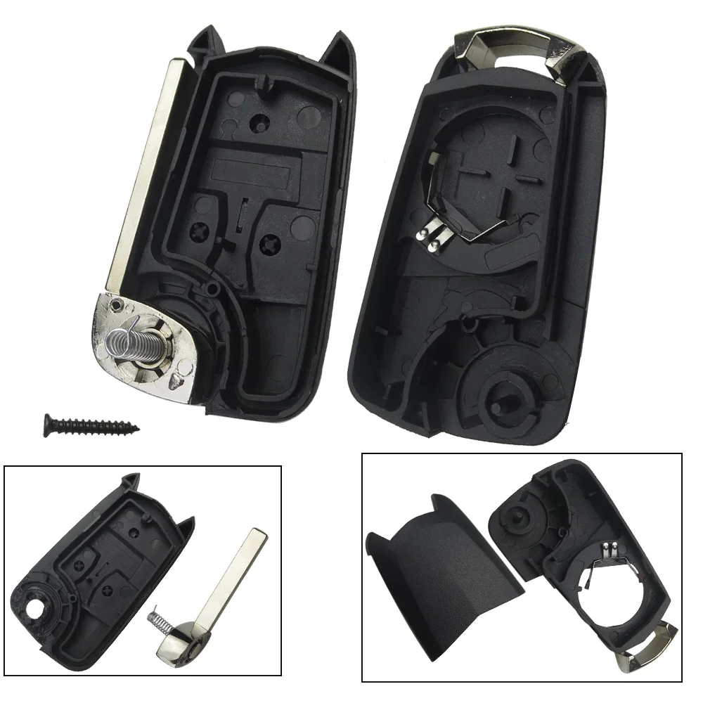 OkeyTech 2/3 раскладной чехол для автомобильного ключа с кнопкой Vauxhall Opel Corsa Astra Zafira