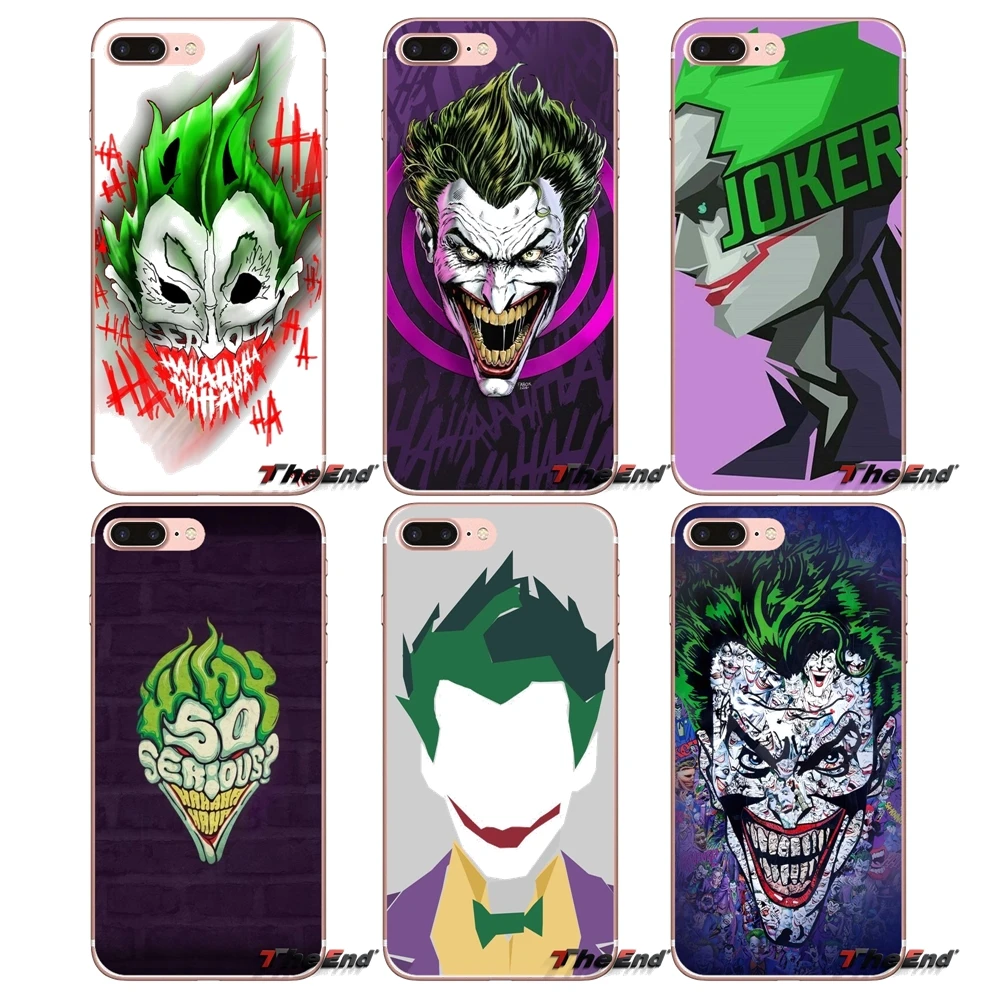 Забавный мультяшный Джокер для samsung Galaxy S2 S3 S4 S5 MINI S6 S7 edge S8 S9 Plus Note 2 3 4 5 8 Coque Fundas