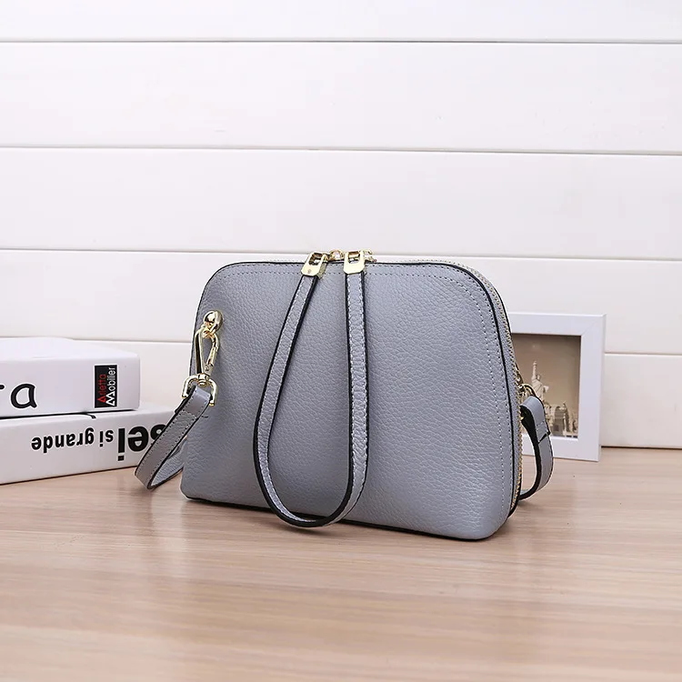 Women genuine leather messenger bag 19