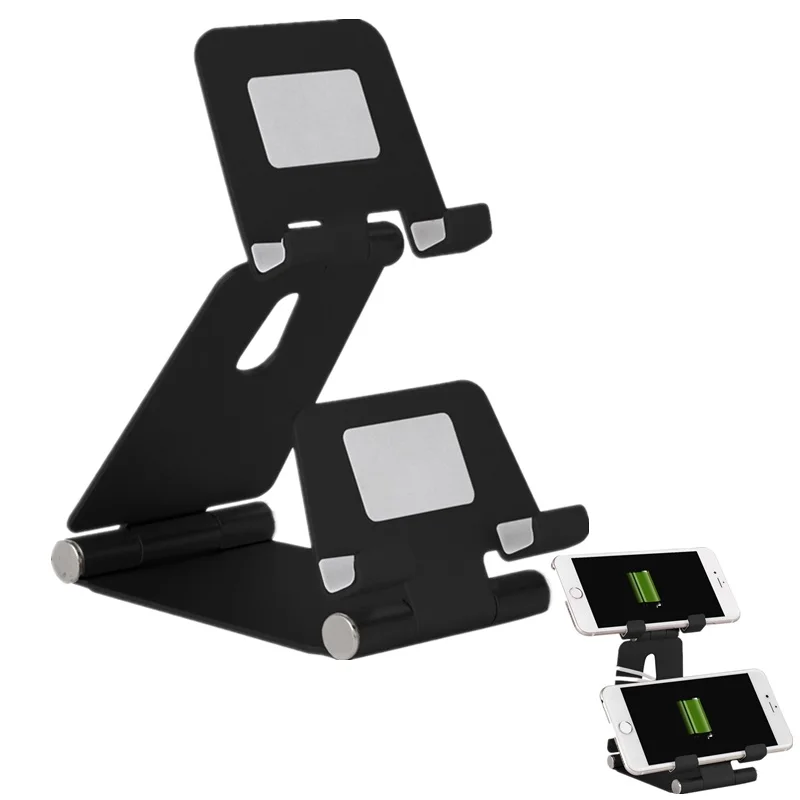  Tongdaytech Mobile Phone Desk Holder Foldable Rotatable Aluminium Tablet Stand For Iphone Smartphon